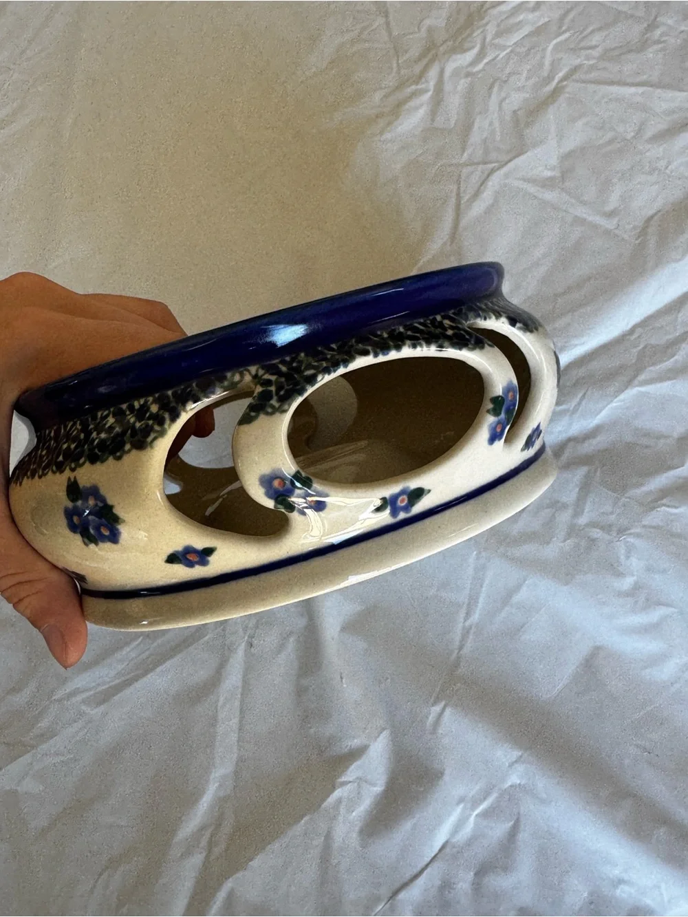 Polish Pottery elegant blue